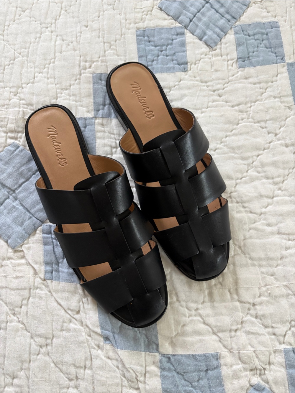 Madewell Dixon Fisherman Mule, Black